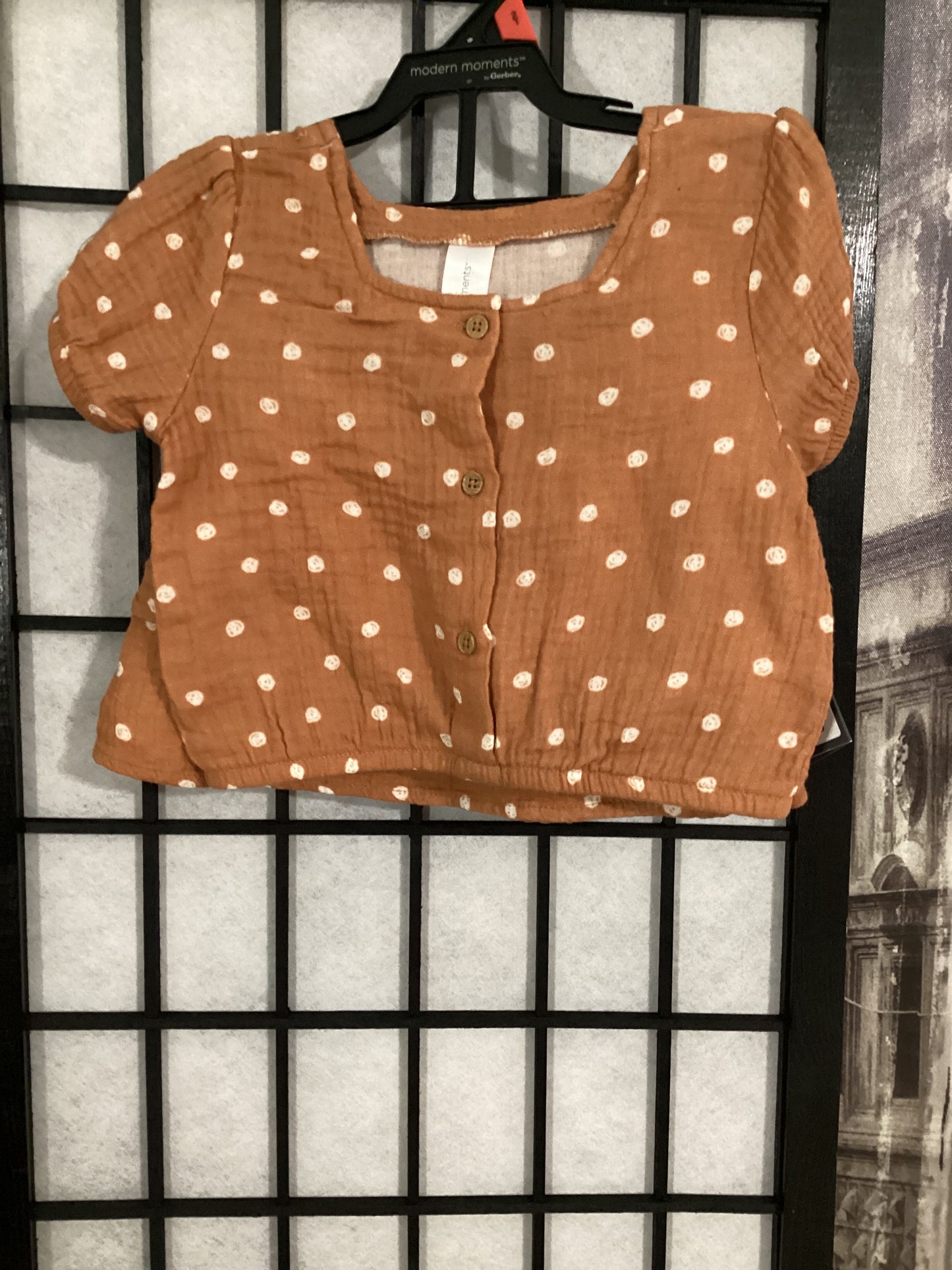 Brown Polka Dot 2T